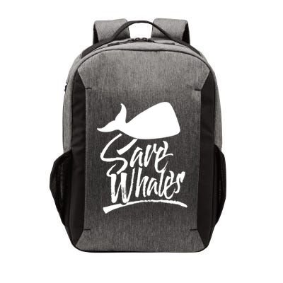 Save Whales Whaler Whale Rescue Whaling Awareness Meaningful Gift Vector Backpack