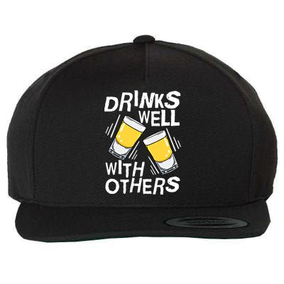 S Well With Others Tequila Alcohol Gift Wool Snapback Cap