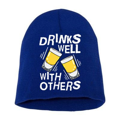 S Well With Others Tequila Alcohol Gift Short Acrylic Beanie