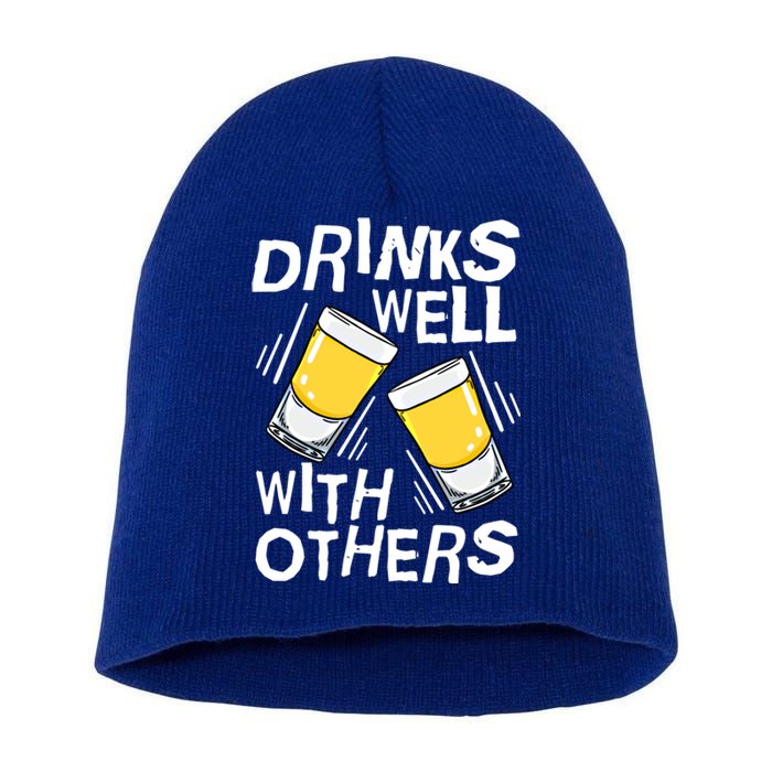 S Well With Others Tequila Alcohol Gift Short Acrylic Beanie