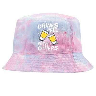 S Well With Others Tequila Alcohol Gift Tie-Dyed Bucket Hat