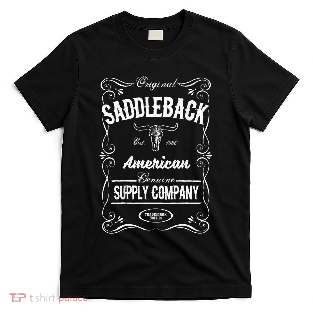 Saddleback Western White Logo Lightweight Graphic T-Shirt
