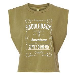 Saddleback Western White Logo Lightweight Graphic Garment-Dyed Women's Muscle Tee