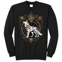 Steampunk Wolf White Crest Wolves Evolve Sweatshirt