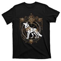 Steampunk Wolf White Crest Wolves Evolve T-Shirt