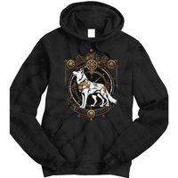 Steampunk Wolf White Crest Wolves Evolve Tie Dye Hoodie