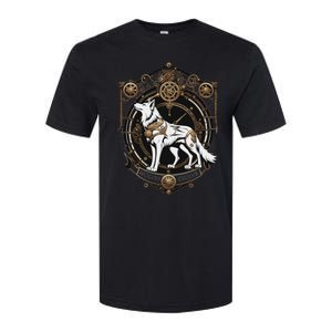 Steampunk Wolf White Crest Wolves Evolve Softstyle CVC T-Shirt