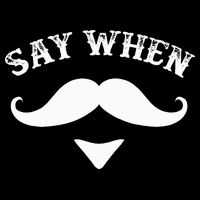 Say When Western Doc Holiday With Moustache Short Acrylic Beanie