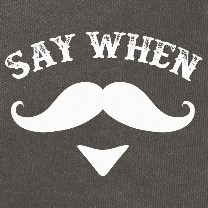 Say When Western Doc Holiday With Moustache Cotton Canvas Backpack