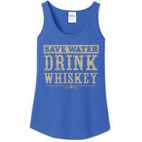 Save Water Whiskey Whisky Ing Alcohol Er Gift Ladies Essential Tank