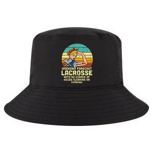 Strong Woman Weekend Forecast Lacrosse Mom Lax Mama Cool Comfort Performance Bucket Hat