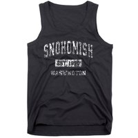 Snohomish Washington Wa Vintage Sports Established Tank Top