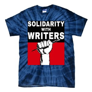 Solidarity With Writers Guild Of America On Strike Tie-Dye T-Shirt