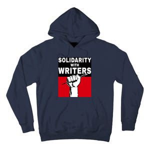 Solidarity With Writers Guild Of America On Strike Tall Hoodie