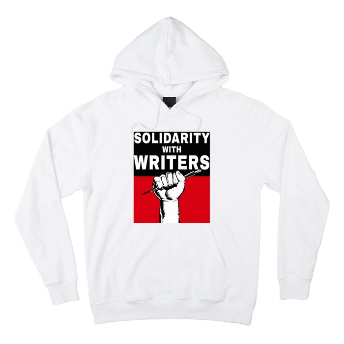 Solidarity With Writers Guild Of America On Strike Hoodie