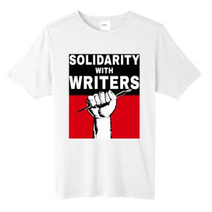 Solidarity With Writers Guild Of America On Strike Tall Fusion ChromaSoft Performance T-Shirt