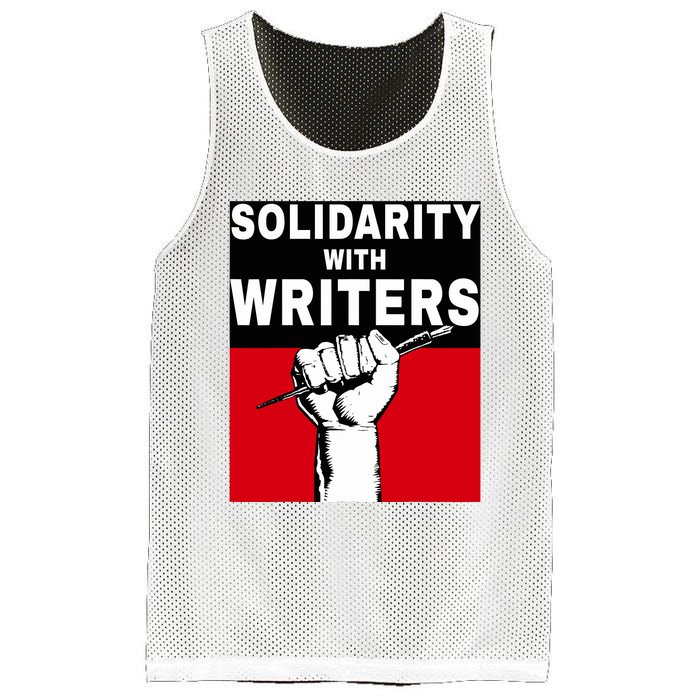 Solidarity With Writers Guild Of America On Strike Mesh Reversible Basketball Jersey Tank