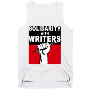 Solidarity With Writers Guild Of America On Strike Tank Top