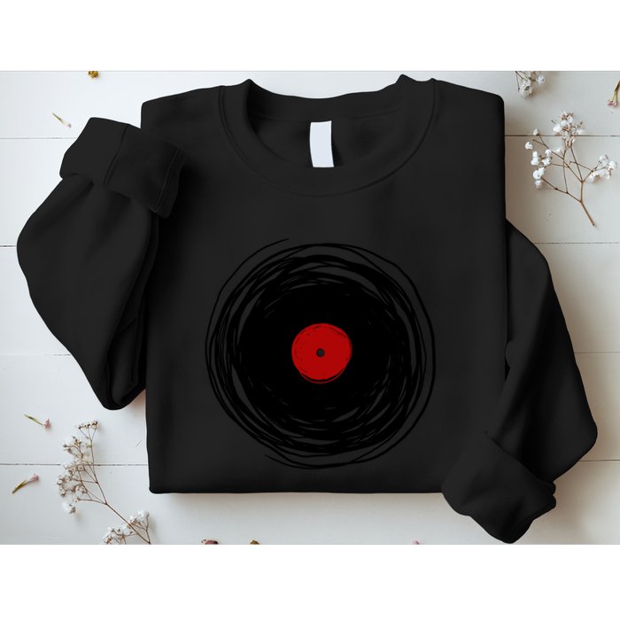Spinning Within With A Vinyl Record... Sweatshirt
