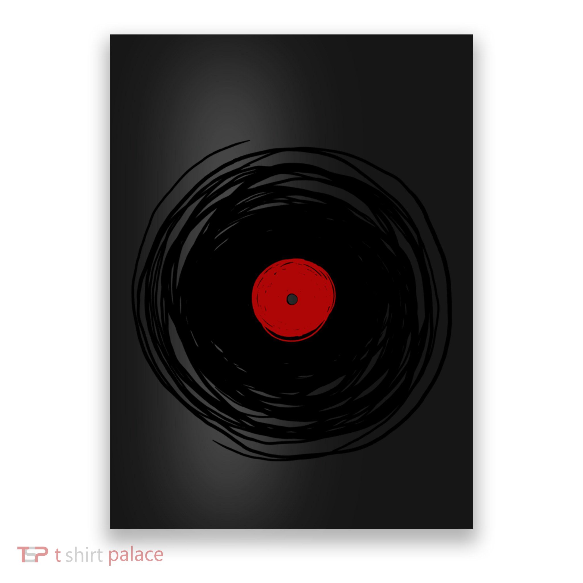 Spinning Within With A Vinyl Record... Poster