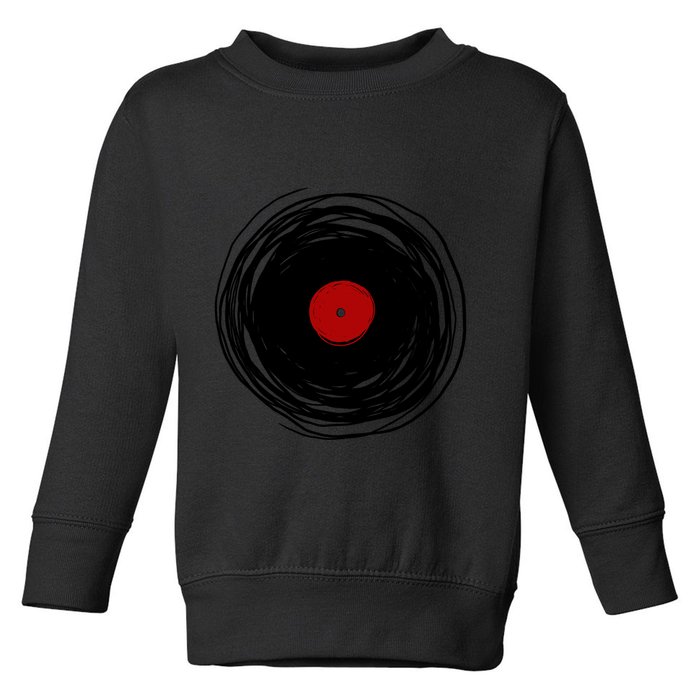Spinning Within With A Vinyl Record... Toddler Sweatshirt