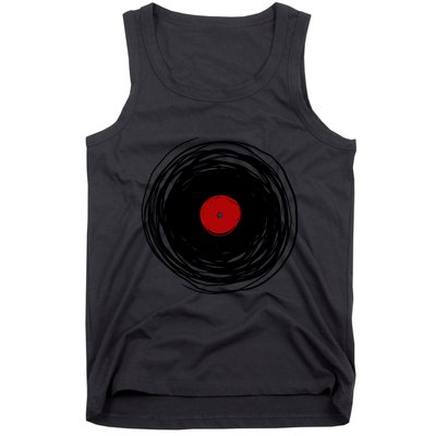 Spinning Within With A Vinyl Record... Tank Top