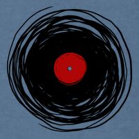 Spinning Within With A Vinyl Record... Garment-Dyed Sweatshirt