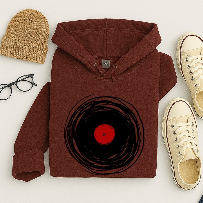Spinning Within With A Vinyl Record... Hoodie