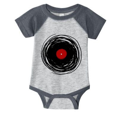 Spinning Within With A Vinyl Record... Infant Baby Jersey Bodysuit