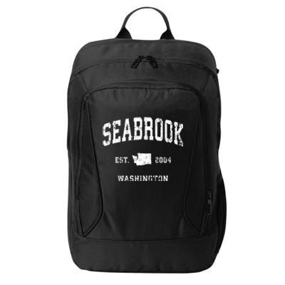 Seabrook Washington Wa Vintage Athletic Sports City Backpack