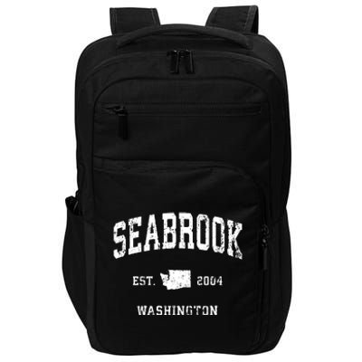 Seabrook Washington Wa Vintage Athletic Sports Impact Tech Backpack