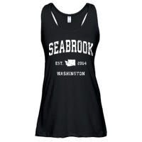 Seabrook Washington Wa Vintage Athletic Sports Ladies Essential Flowy Tank