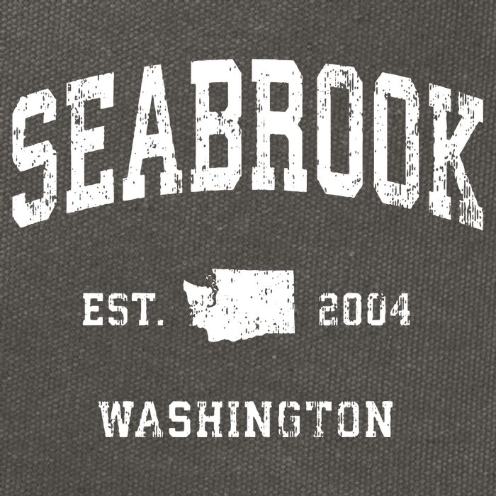 Seabrook Washington Wa Vintage Athletic Sports Cotton Canvas Backpack