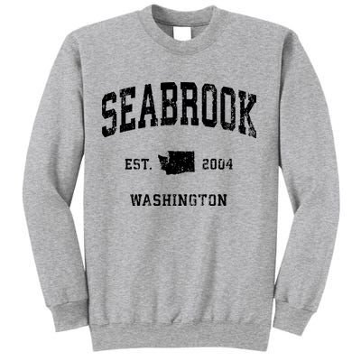 Seabrook Washington Wa Vintage Athletic Sports Sweatshirt