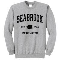 Seabrook Washington Wa Vintage Athletic Sports Sweatshirt