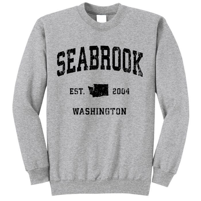 Seabrook Washington Wa Vintage Athletic Sports Sweatshirt