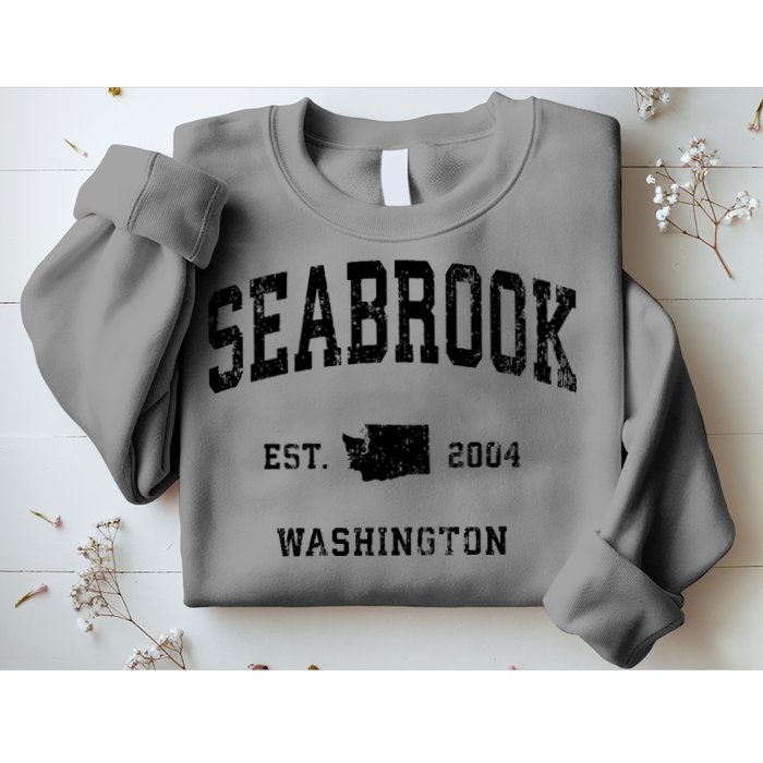 Seabrook Washington Wa Vintage Athletic Sports Sweatshirt