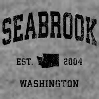 Seabrook Washington Wa Vintage Athletic Sports Sweatshirt