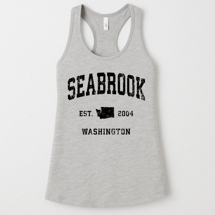 Seabrook Washington Wa Vintage Athletic Sports Womens Tank Top