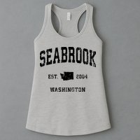 Seabrook Washington Wa Vintage Athletic Sports Womens Tank Top
