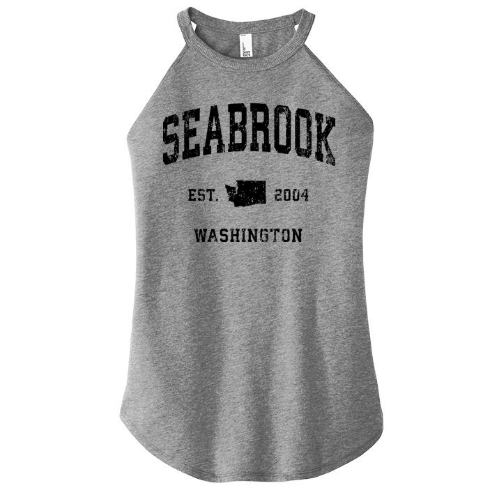 Seabrook Washington Wa Vintage Athletic Sports Women's Perfect Tri Rocker Tank