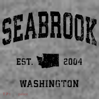 Seabrook Washington Wa Vintage Athletic Sports Wool Snapback Cap