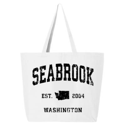 Seabrook Washington Wa Vintage Athletic Sports 25L Jumbo Tote