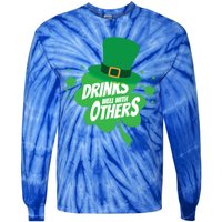 S Well With Others Funny Sarcastic Clover Meaningful Gift Tie-Dye Long Sleeve Shirt