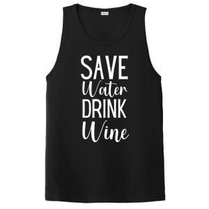 Save Water Wine Er Gift PosiCharge Competitor Tank