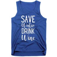 Save Water Wine Er Gift Tank Top