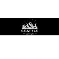 Seattle Washington WA Vintage Hiking Retro Bumper Sticker