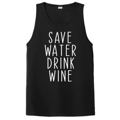 Save Water Wine Funny Ing Gift PosiCharge Competitor Tank