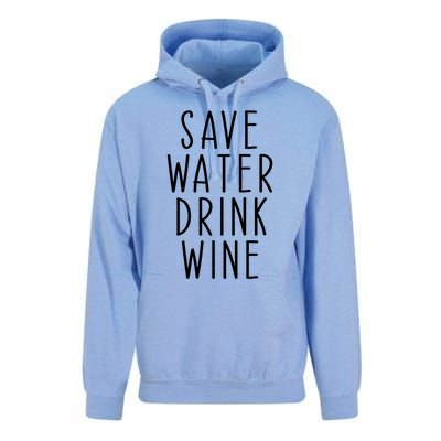 Save Water Wine Funny Ing Gift Unisex Surf Hoodie