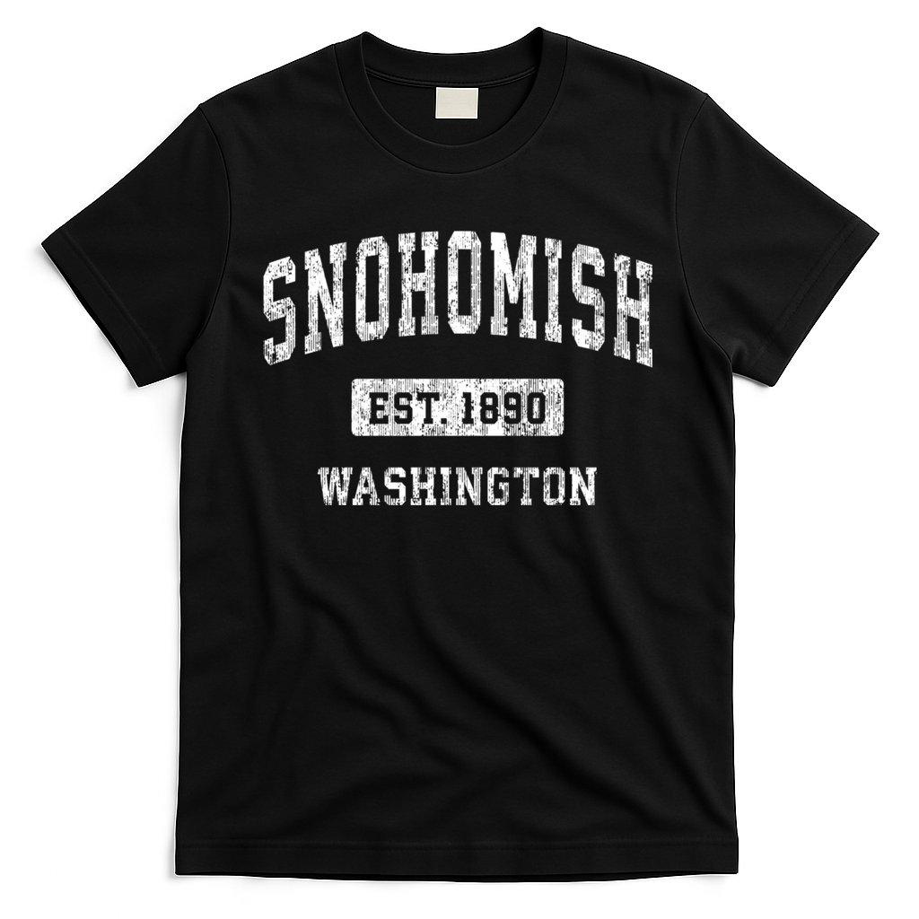 Snohomish Washington Wa Vintage Sports Established T-Shirt